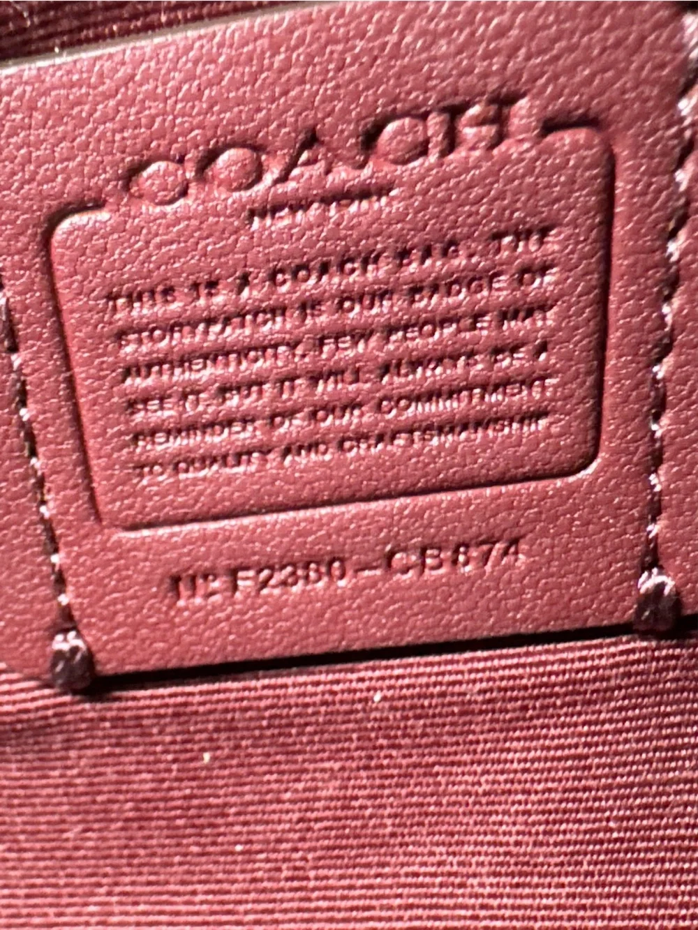 Coach lacey crossbody
